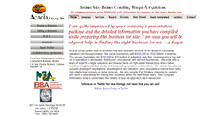 Desktop Screenshot of acaciagroupinc.com